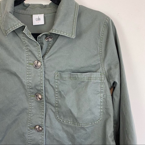Cabi Crossroads Utility Jacket Army Green - Picture 4 of 7